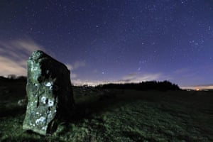 Beaghmore at night, County Tyrone, Northern Ireland.