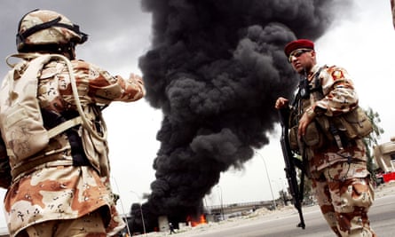 Iraqi soldiers in Baghdad in May 2006