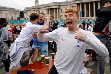 Joy for England supporters around the nation.