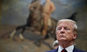 U.S. President Trump responds to questions from reporters at the White House in Washington<br>U.S. President Donald Trump responds to questions from reporters in front of a portrait of President Theodore Roosevelt after an event centered on a proposal to end surprise medical billing in the Roosevelt Room at the White House in Washington, U.S., May 9, 2019. REUTERS/Jonathan Ernst TPX IMAGES OF THE DAY
