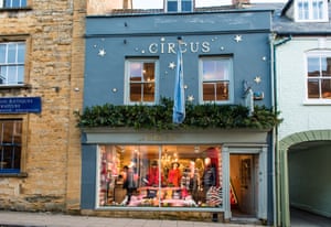 Circus Boutique storefront Sherborne, Dorset