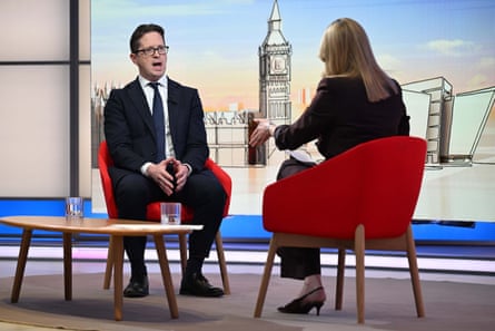 Alex Burghart appears on the BBC’s Sunday with Laura Kuenssberg
