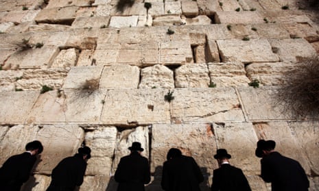 Ultra-Orthodox Jews pray at the Western Wall, Judaism’s holiest site, in Jerusalem.