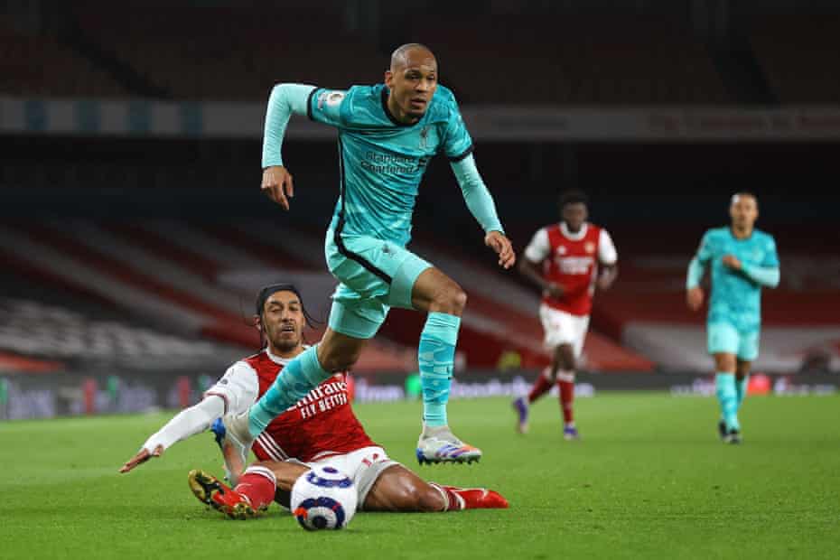 Fabinho’s return to his customary midfield position should help Liverpool in the final games of the season.