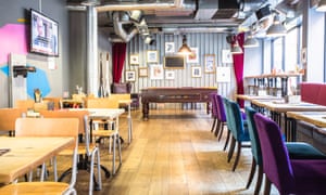 YHA Liverpool Central bar with pool table