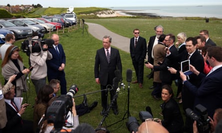 Ukip leader Nigel Farage announces his resignation after failing to win the South Thanet constituency.