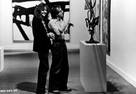 Woody Allen and Diane Keaton in Manhattan (1979).
