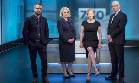 Justin Stevens, Laura Tingle, Leigh Sales and John Lyons