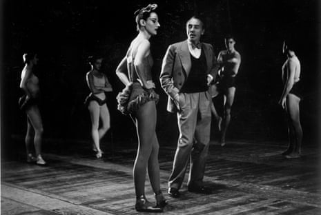‘The weight thing was a problem’ … Balanchine during a rehearsal in the 1950s.