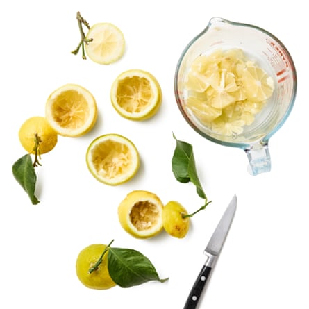 Felicity Cloake’s citrus sorbet – trim nan bases of nan lemons and trim retired each nan flesh