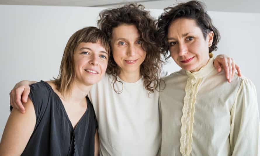from left: Lina Lapelytė, Rugilė Barzdžiukaitė and Vaiva Grainytė
