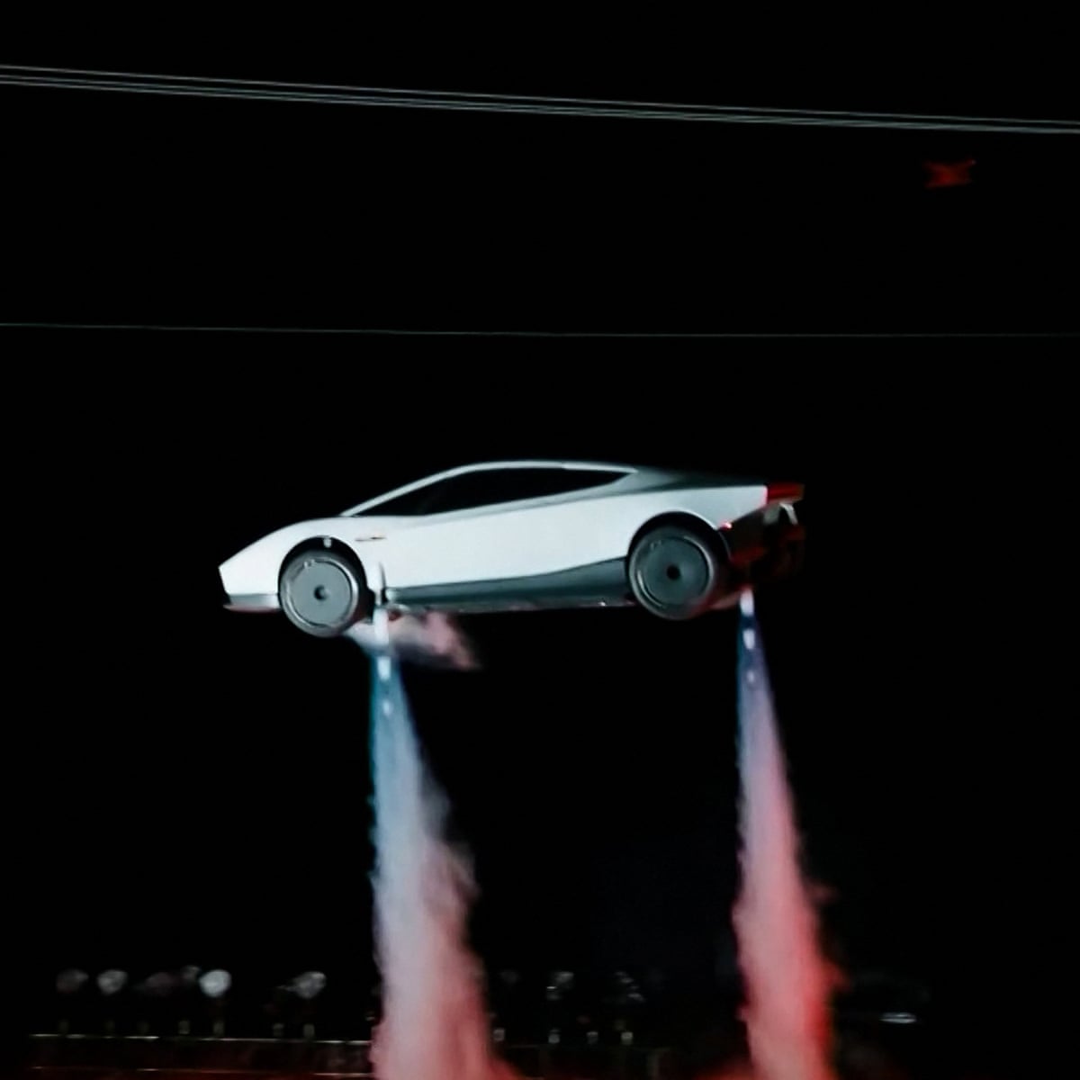 Elon Musk reveals ‘world’s first flying car’ at Tesla event
