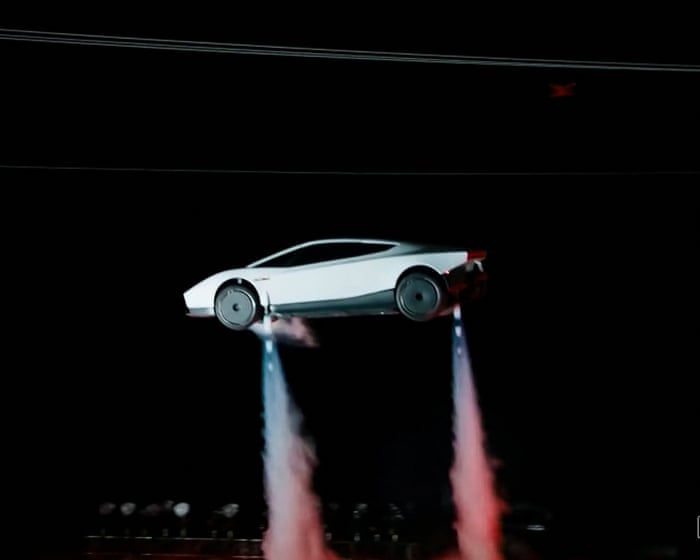 Elon Musk reveals ‘world’s first flying car’ at Tesla event