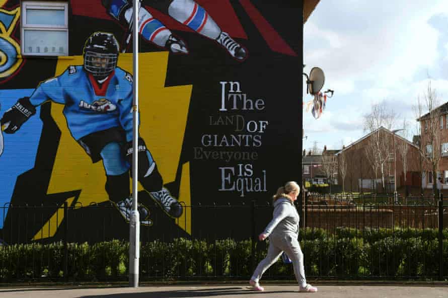 A mural from the Belfast Giants.