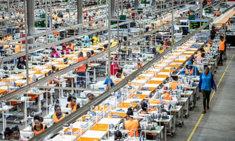 View of a garment factory at the Hawassa Industrial Park in Hawassa, southern Ethiopi