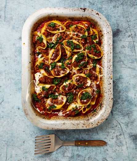 Vegetable lasagne, butter noodles and spicy stuffed shells: Yotam ...