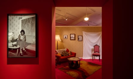 At the heart of the exhibition is a recreation of Dennis Morris’s childhood living room