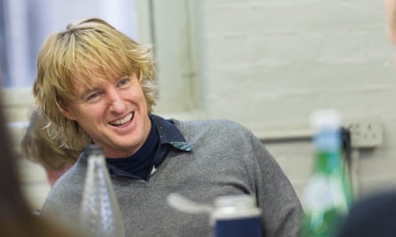 Co-star Owen Wilson at a read-through for Lost in London.