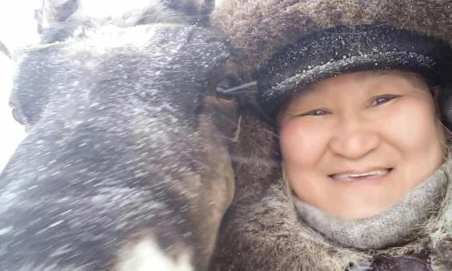 Gennadiy Shukin selfie with deer