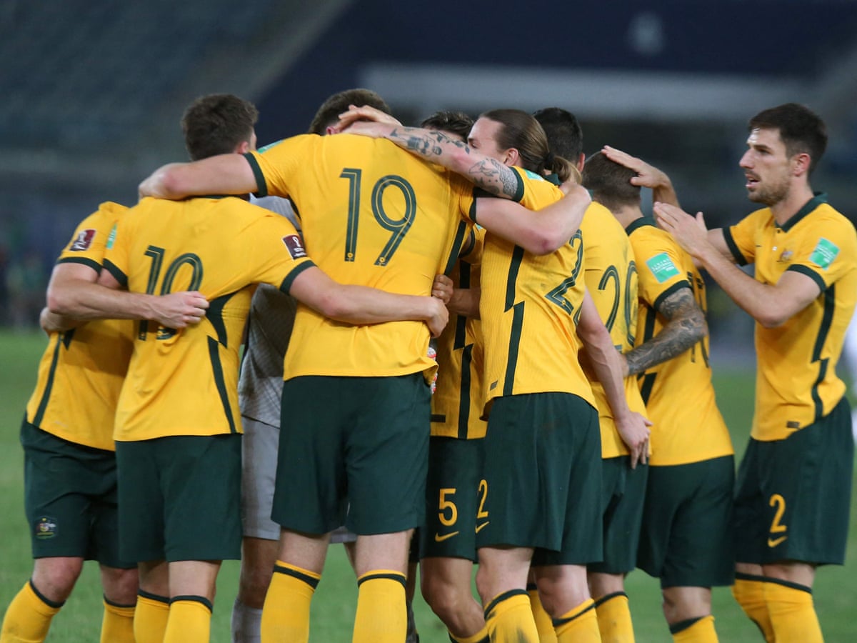 Socceroos Drawn With Japan Saudi Arabia In World Cup Qualifiers Australia The Guardian Australia Vs Japan 2022 Tournament Of Nations