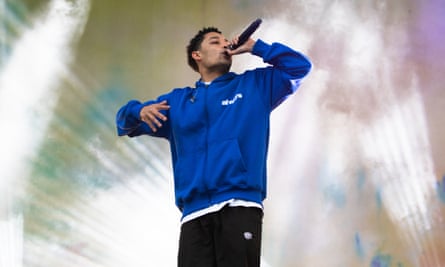 Loyle Carner performs at Parklife festival at Heaton Park, Manchester in June.