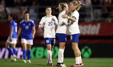 England 5-1 Italy: women’s international football friendly – live reaction