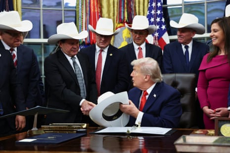 Trump signs a bill to award congressional gold medals to members of the 1980 US Olympic men's hockey team.
