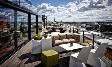 The Marker Hotel, Dublin, rooftop bar and terrace