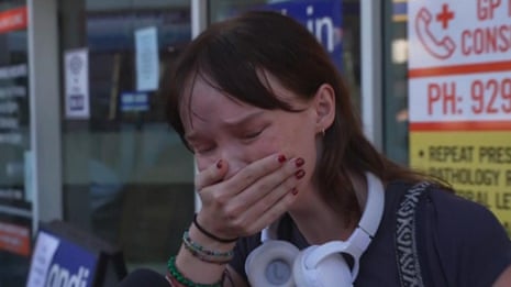 'Who does that to people?': witnesses recount Westfield Bondi Junction stabbing – video