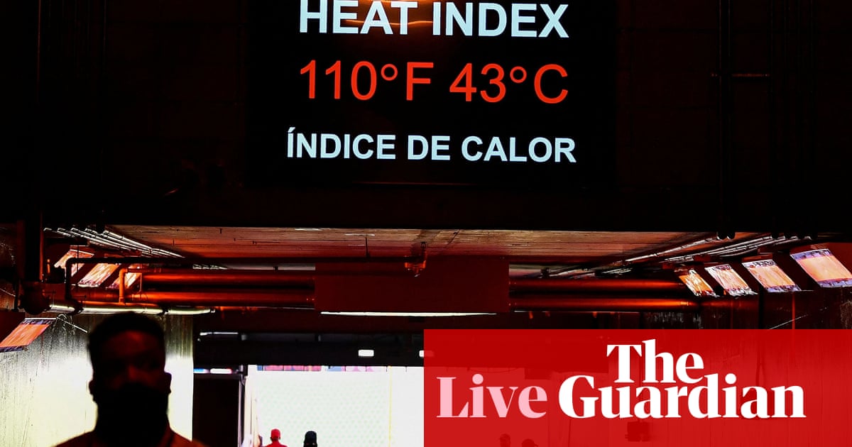 US faces extreme heat as Biden’s climate crisis plan stalls – live – The Guardian US