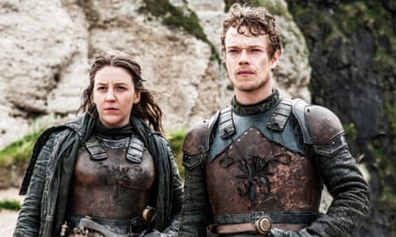 With Gemma Whelan in Game Of Thrones.