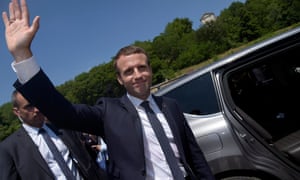 French President Emmanuel Macron gestures during the ceremony to mark the 77th anniversary of General Charles de Gaulle’s appeal of 18 June 1940, at the Mont Valerien memorial in Suresnes, near Paris, France, 18 June 2017.