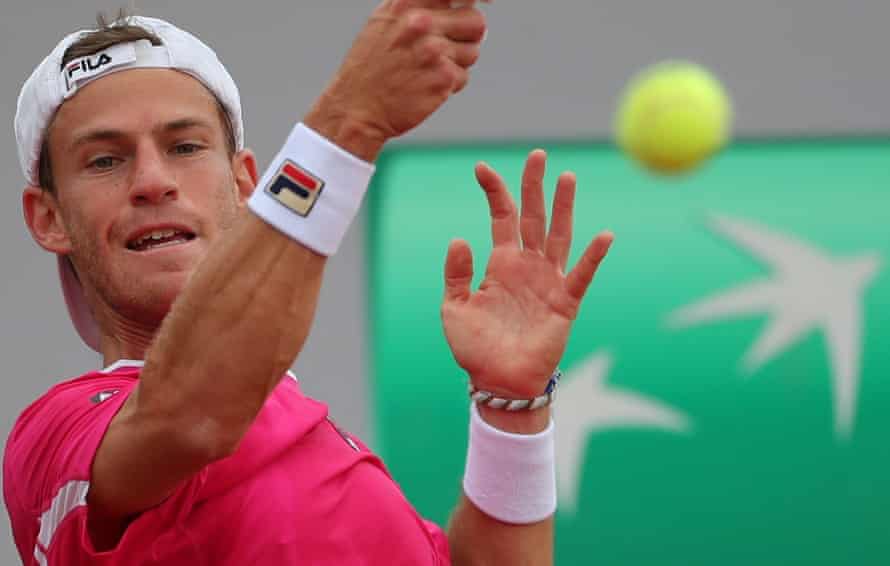 Diego Schwartzman of Argentina.