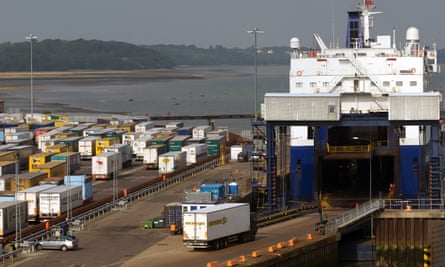 The port of Harwich in Essex