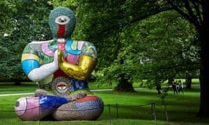 A piece by Niki de Saint Phalle in Yorkshire Sculpture Park.