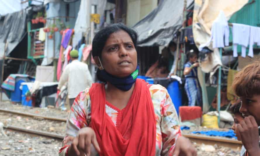 Sujata Sawant, who runs a community kitchen in the Qureshi Nagar slum in Mumbai. ‘We are supplying 1,300 meals every day now. And 90% of those who take our food do not have any other source.’