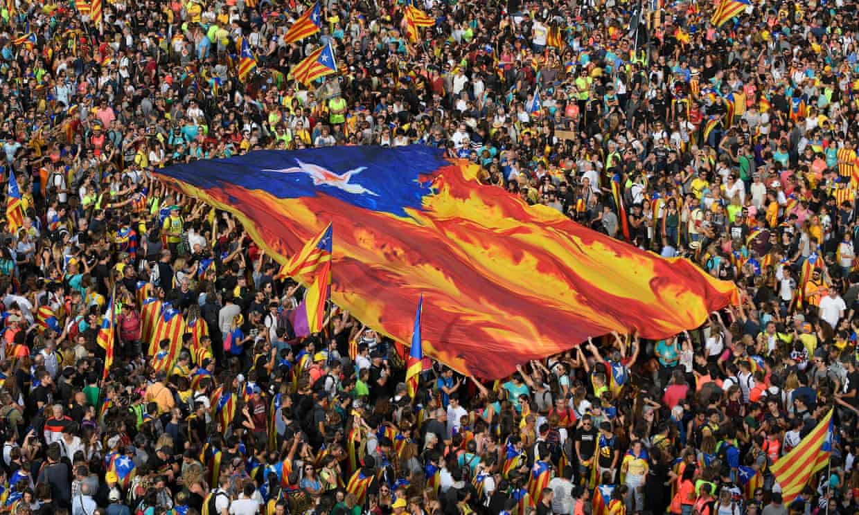 Huge rallies in Barcelona