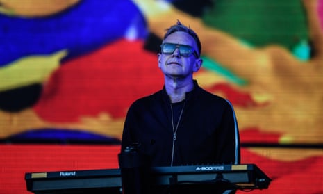 Andy Fletcher performs in Leipzig, Germany in 2017.