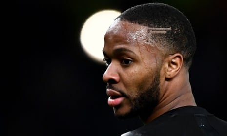 Raheem Sterling: ‘I’m a City player and I’m enjoying it at the moment, even if things haven’t gone quite planned in the league.’