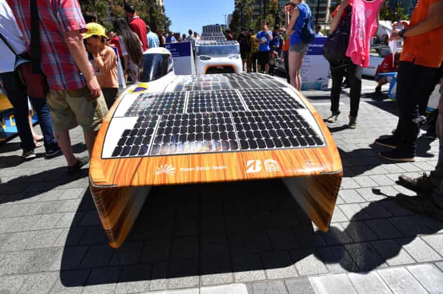 The Nuna 9 solar car won the solar race.