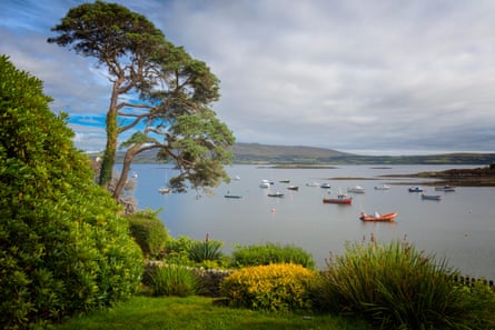 View from the gardens of The Tin Pub on the Sheep’s Head peninsula, County Cork