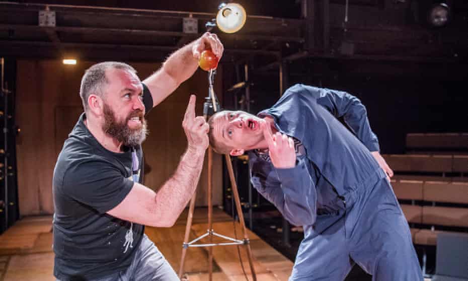 brendan cowell and billy howle in life of galileo at the young vic