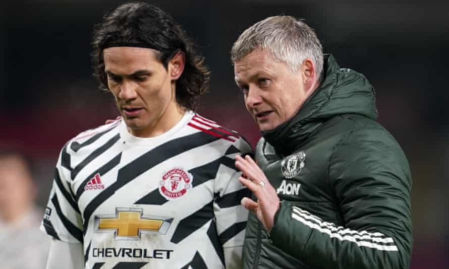 Ole Gunnar Solskjær (right) knows a bit about scoring for Manchester United in European finals too, and his signing of Cavani is increasingly looking like a masterstroke.