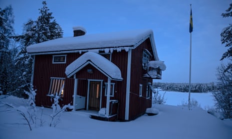 The cabin belonging to Carl Beech in Mjölan, Sweden