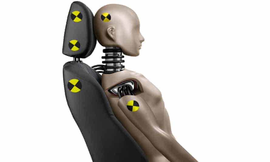 Women are more likely to die or be injured in car crashes, because crash-test dummies are built like men.