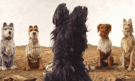 Wes Anderson stop-motion animation Isle of Dogs.