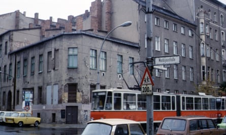 Monbijoustrasse near Hackescher Markt in Berlin’s Mitte district, 1988.