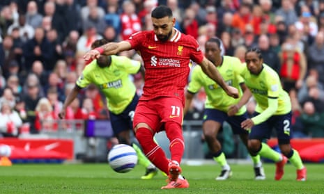 Mohamed Salah scores against Southampton