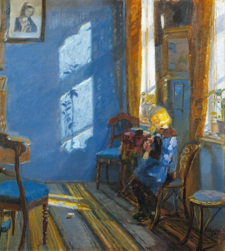 Anna Ancher, Sunlight in the blue room, 1891. Oil on canvas.