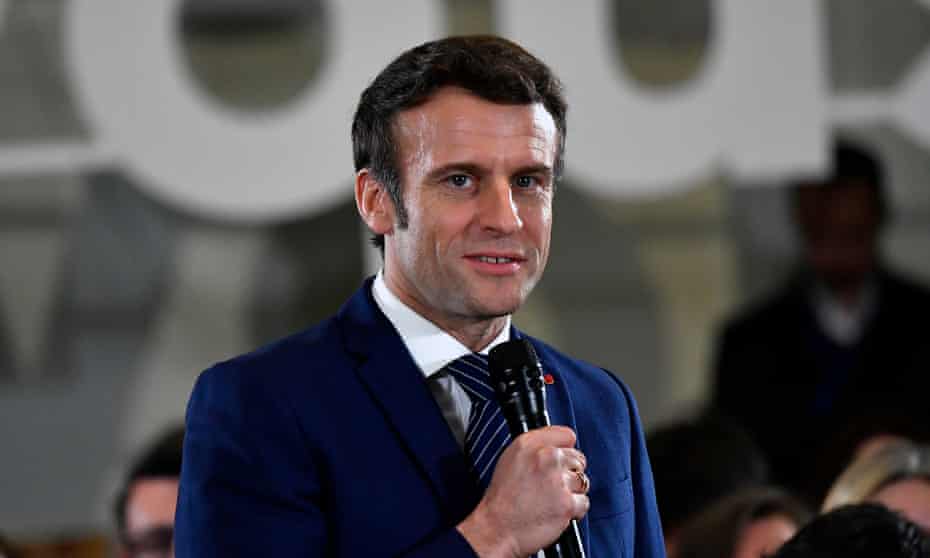 Emmanuel Macron promises to scrap TV licence fee if re-elected | France | The Guardian